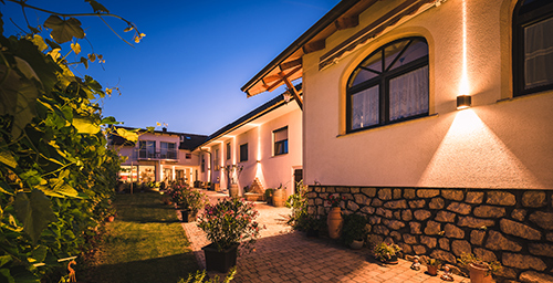 Der neue Kostraum im Keller am Weingut D&D Haider