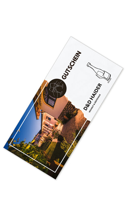 Gutschein vom Weingut D&D Haider